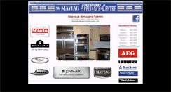 Desktop Screenshot of oakvilleappliance.com